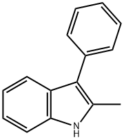 2-methyl-3-phenyl-1H-indole Struktur