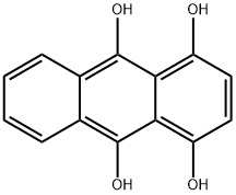 Anthracene-1,4,9,10-tetraol Struktur