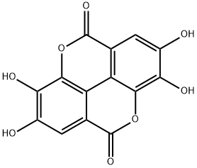 鞣花酸 结构式