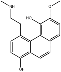 6-Methoxy-4-[2-(methylamino)ethyl]-1,5-phenanthrenediol Structure