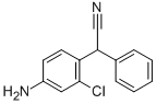 4-アミノ-2-クロロ-α-フェニルベンゼンアセトニトリル 化学構造式