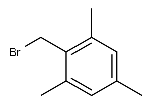2,4,6-三甲基溴化苄, 4761-00-6, 结构式