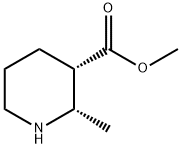 3-Piperidinecarboxylicacid,2-methyl-,methylester,(2S,3S)-(9CI) Structure