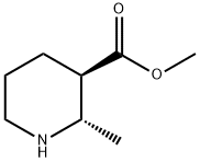 3-Piperidinecarboxylicacid,2-methyl-,methylester,(2S,3R)-(9CI) Structure
