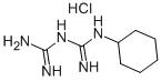 1-cyclohexylbiguanide monohydrochloride Structure