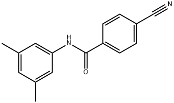 Benzamide, 4-cyano-N-(3,5-dimethylphenyl)- (9CI) Structure