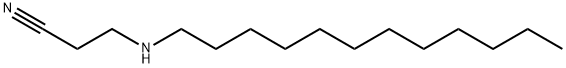 3-(ドデシルアミノ)プロパンニトリル 化学構造式