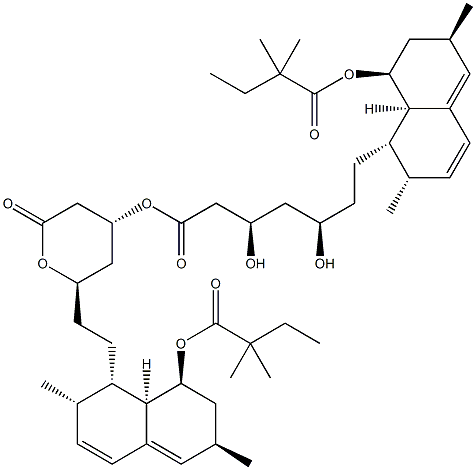 辛伐他汀二聚体, 476305-24-5, 结构式