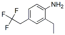 Benzenamine, 2-ethyl-4-(2,2,2-trifluoroethyl)- (9CI) Structure