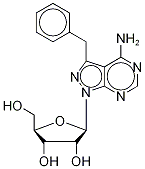 4-AMino-3-benzyl-1H-pyrazolo[3,4-d]pyriMidine 1-β-D-Ribofuranose 结构式