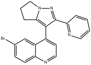 476474-31-4 Quinoline, 6-broMo-4-[5,6-dihydro-2-(2-pyridinyl)-4H-pyrrolo[1,2-b]pyrazol-3-yl]-