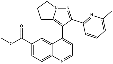 6-Quinolinecarboxylic acid, 4-[5,6-dihydro-2-(6-Methyl-2-pyridinyl)-4H-pyrrolo[1,2-b]pyrazol-3-yl]-, Methyl ester