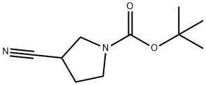 1-N-Boc-3-氰基吡咯烷,476493-40-0,结构式