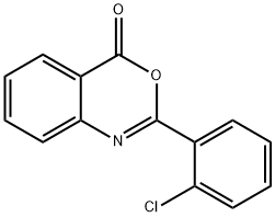 2-(o-Chlorophenyl)-4H-3,1-benzoxazin-4-one Struktur