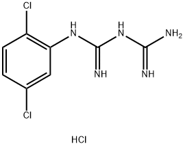 1-(2,5-DICHLOROPHENYL)BIGUANIDE HYDROCHLORIDE Struktur