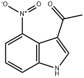 1-(4-硝基-1H-吲哚-3-基)-乙酮, 4769-95-3, 结构式