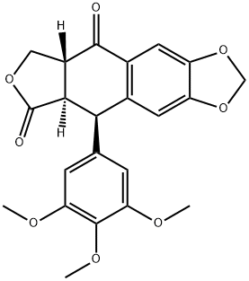 鬼臼脂毒酮,477-49-6,结构式