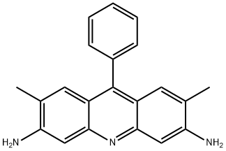 2,7-Dimethyl-9-phenyl-3,6-acridinediamine Structure
