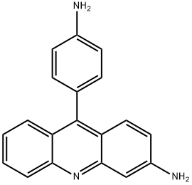 3-Amino-9-(p-aminophenyl)acridine Struktur