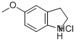 5-メトキシインドリン塩酸塩 化学構造式