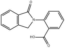 2-(1-OXO-1,3-DIHYDRO-2H-ISOINDOL-2-YL)BENZENECARBOXYLIC ACID Struktur