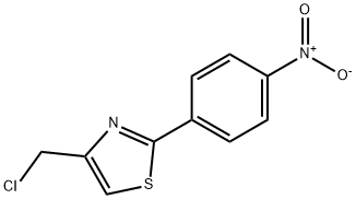 4-(chloromethyl)-2-(4-nitrophenyl)-1,3-thiazole Structure