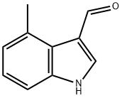 3-ホルミル-4-メチルインドール 化学構造式