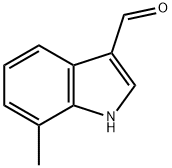 7-甲基吲哚-3-甲醛, 4771-50-0, 结构式