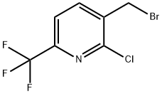 3-Bromomethyl-2-chloro-6-(trifluoromethyl)pyridine,477207-33-3,结构式