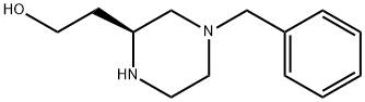 (S)-4-苯甲基-2-哌嗪乙醇 结构式