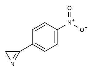 2H-Azirine,  3-(4-nitrophenyl)- Struktur