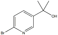 2-(6-ブロモピリジン-3-イル)プロパン-2-オール 化学構造式