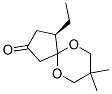 6,10-Dioxaspiro[4.5]decan-2-one,4-ethyl-8,8-dimethyl-,(4R)-(9CI) Struktur
