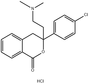 (+/-)-AC 7954 HYDROCHLORIDE Struktur