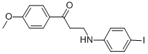 3-(4-IODOANILINO)-1-(4-METHOXYPHENYL)-1-PROPANONE 结构式