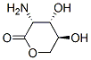 L-Lyxonic acid, 2-amino-2-deoxy-, delta-lactone (9CI) Struktur