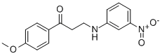 1-(4-METHOXYPHENYL)-3-(3-NITROANILINO)-1-PROPANONE|