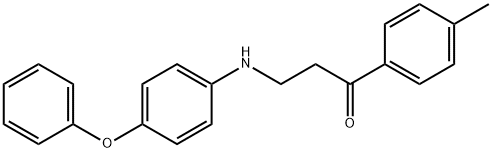 1-(4-METHYLPHENYL)-3-(4-PHENOXYANILINO)-1-PROPANONE|
