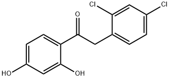 2(2,4-DICHLOROPHENYL)-2',4'-DIHYDROXY ACETOPHENONE 结构式