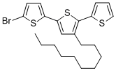 5''-BROMO-3'-DECYL-2,2',5',2''-TERTHIOPHENE 化学構造式