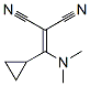 Propanedinitrile, [cyclopropyl(dimethylamino)methylene]- (9CI) 结构式