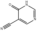 4-HYDROXYPYRIMIDINE-5-CARBONITRILE 化学構造式