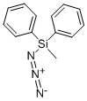 アジド(メチル)ジフェニルシラン 化学構造式