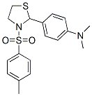 Thiazolidine, 2-[4-(dimethylamino)phenyl]-3-[(4-methylphenyl)sulfonyl]- (9CI) 结构式