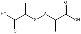 2,2'-ジチオジプロピオン酸 化学構造式