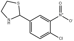 Thiazolidine, 2-(4-chloro-3-nitrophenyl)- (9CI) 结构式
