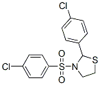Thiazolidine, 2-(4-chlorophenyl)-3-[(4-chlorophenyl)sulfonyl]- (9CI) 结构式