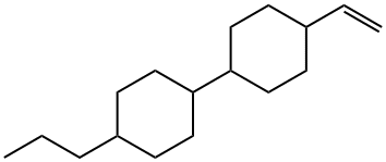4-乙烯基-4'-丙基-1,1'-联环己烷 结构式