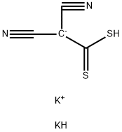 2,2-Bis(potassiothio)ethene-1,1-dicarbonitrile Struktur