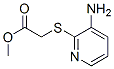 Acetic acid, [(3-amino-2-pyridinyl)thio]-, methyl ester (9CI) Struktur